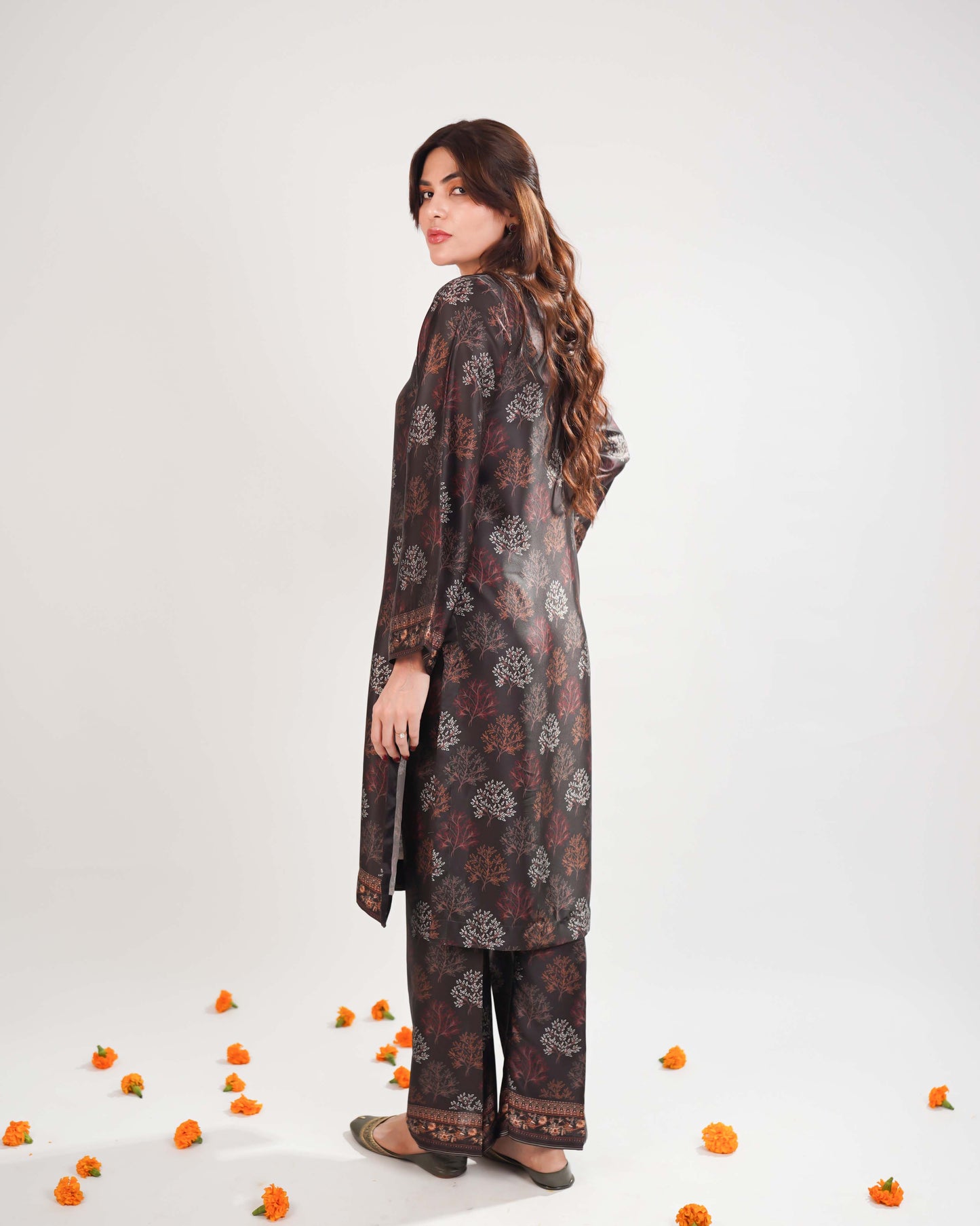 Printed Silk 2piece