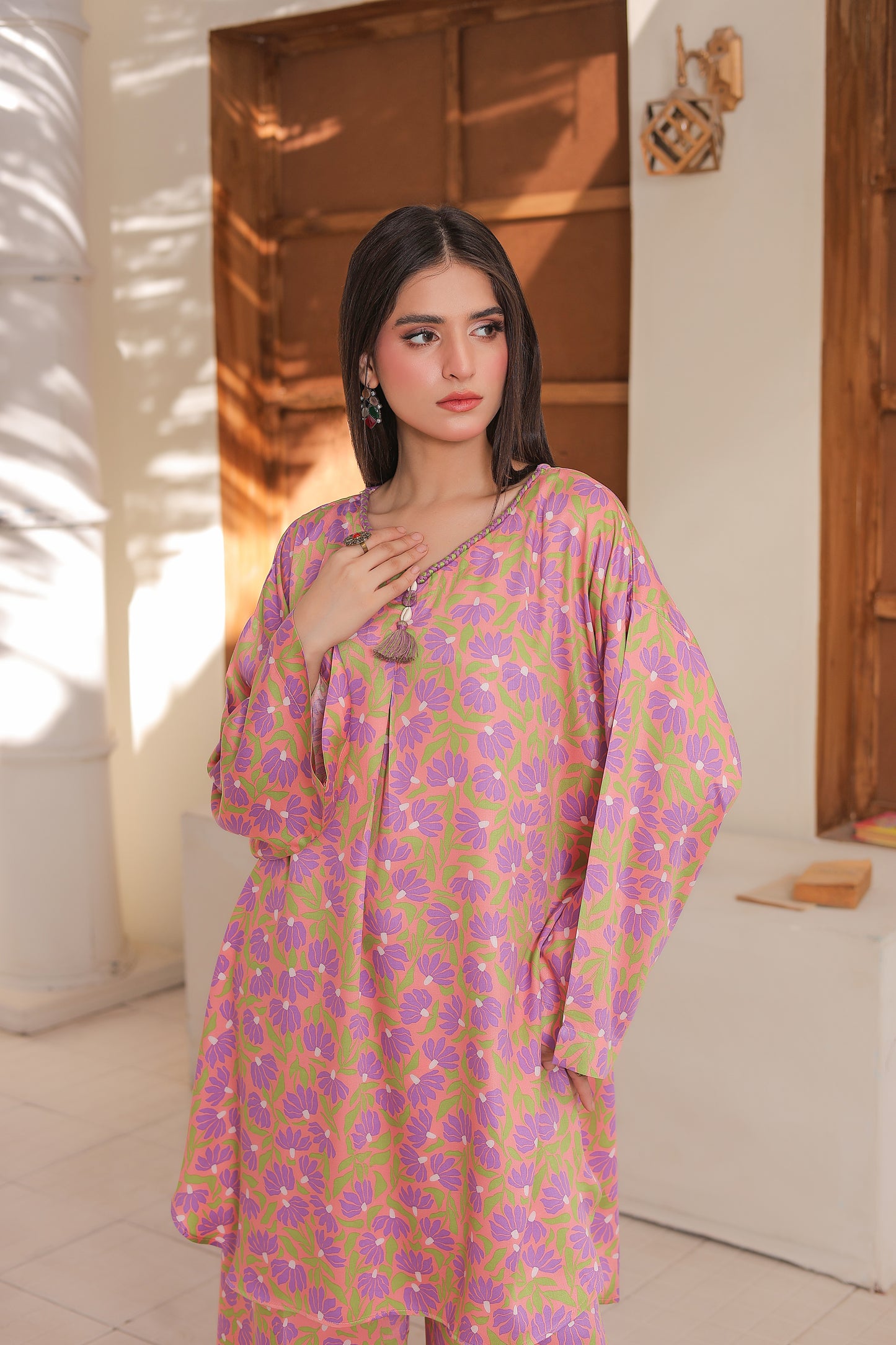 Stitched / Viscose Linen