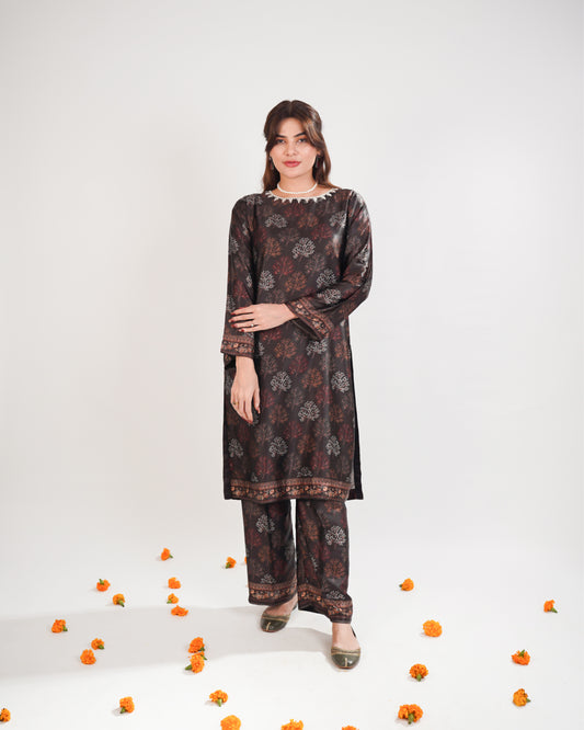 Printed Silk 2piece