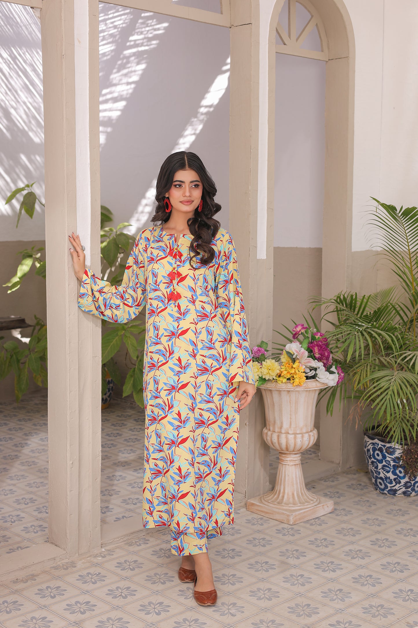 Stitched / Viscose Linen