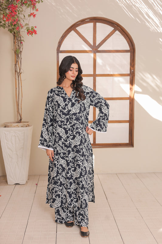 Stitched / Viscose Linen