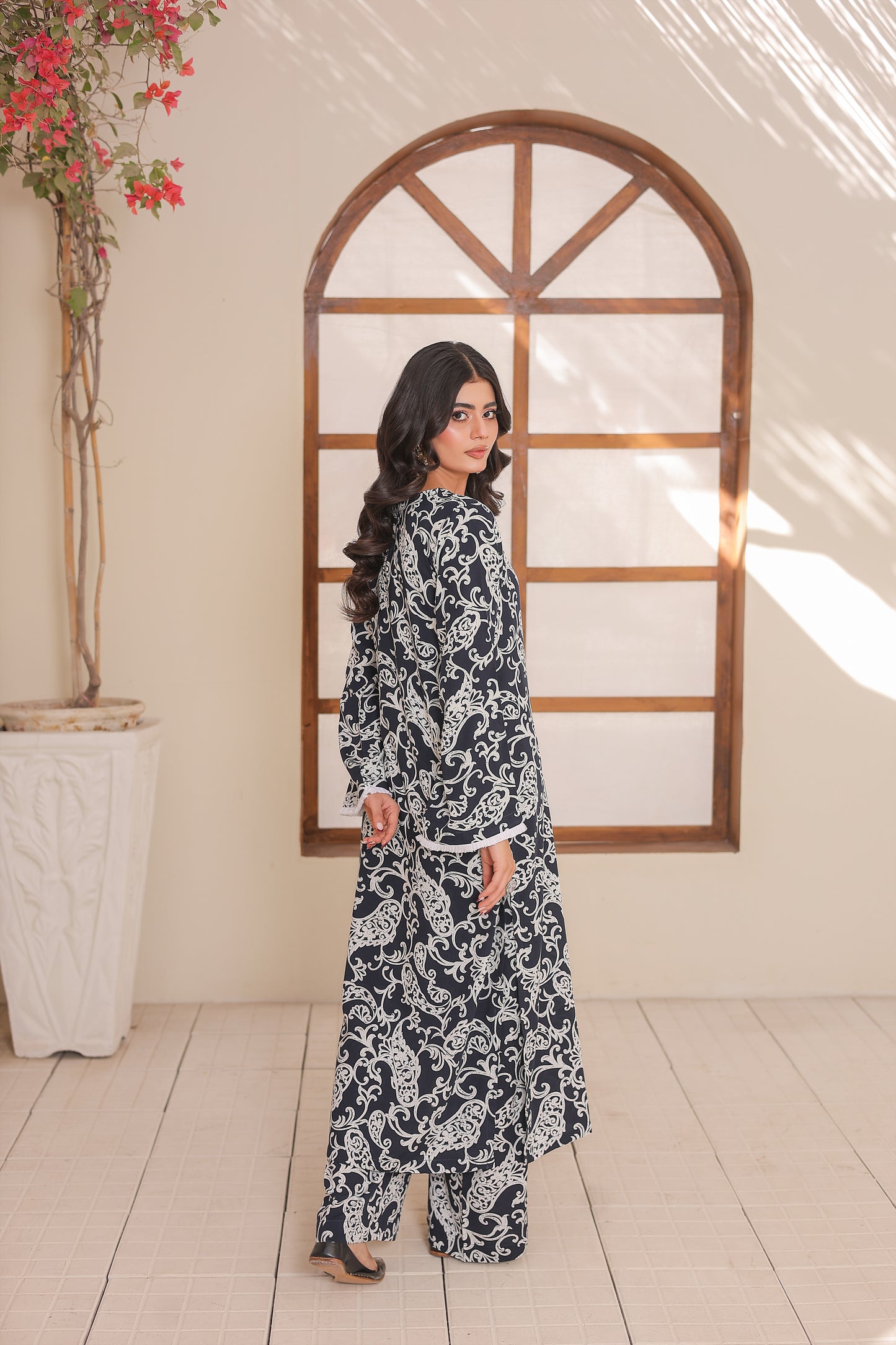 Stitched / Viscose Linen