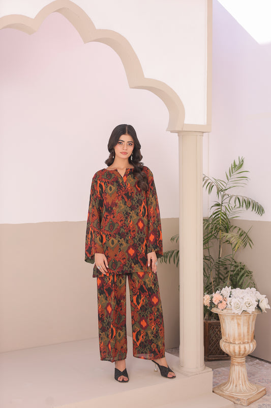 Stitched / Georgette Chiffon