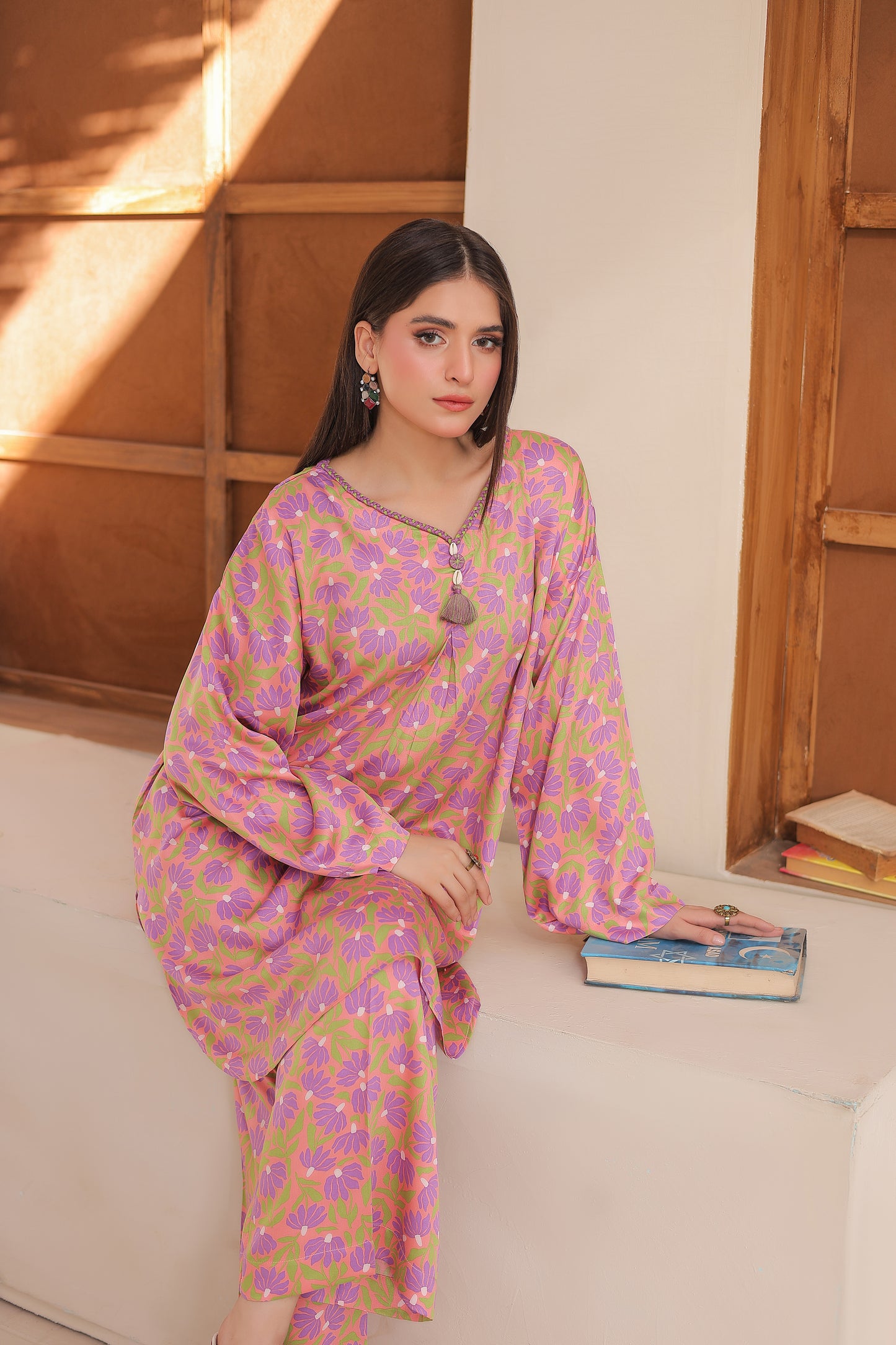 Stitched / Viscose Linen