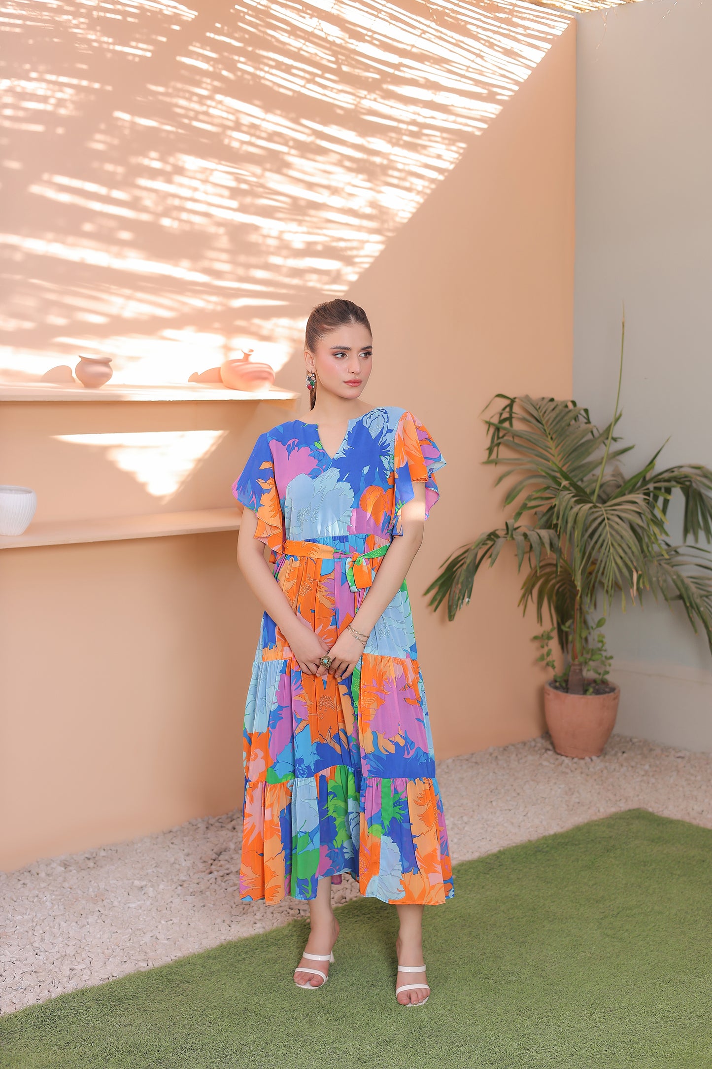 Stitched / Tiered  Maxi