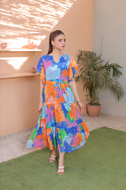 Stitched / Tiered  Maxi