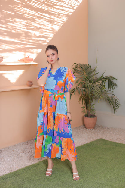 Stitched / Tiered  Maxi