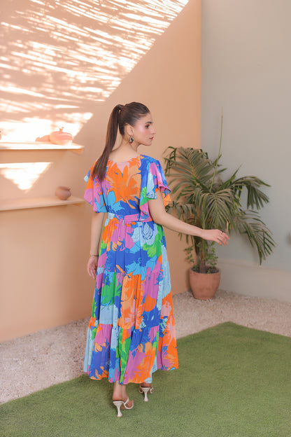 Stitched / Tiered  Maxi