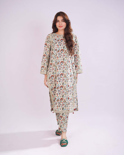 Printed Arabic Lawn 2Piece