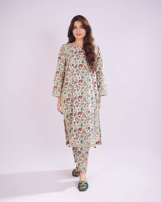 Printed Arabic Lawn 2Piece