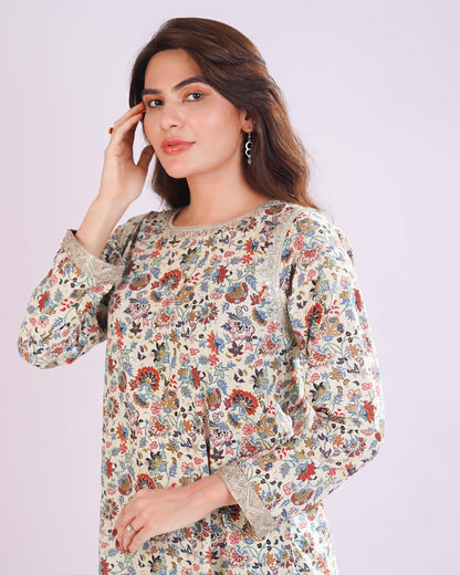Printed Arabic Lawn 2Piece