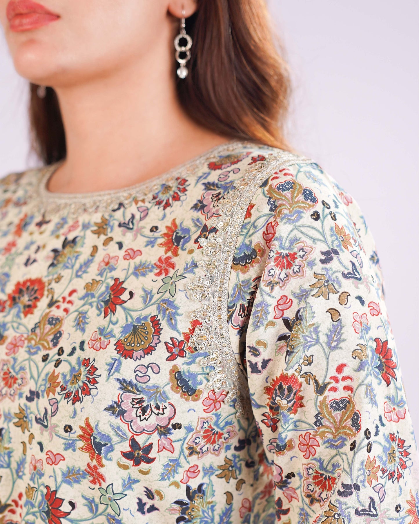 Printed Arabic Lawn 2Piece