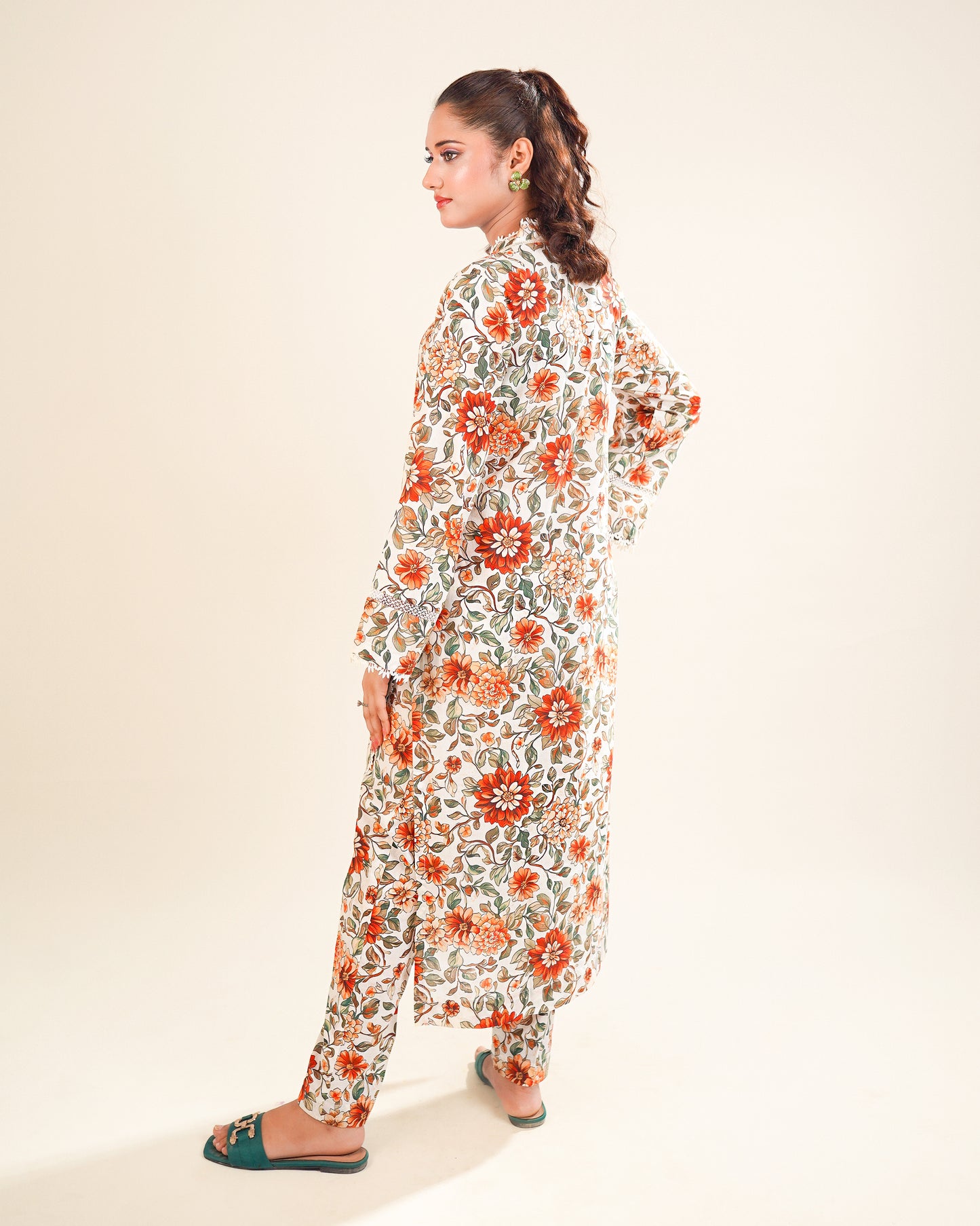 Printed Arabic Lawn 2piece