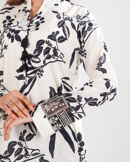 Printed Arabic Lawn 2piece