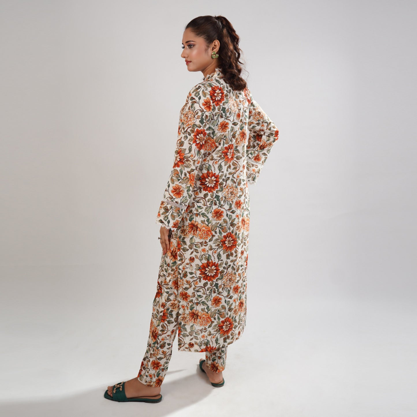 Printed Arabic Lawn 2piece