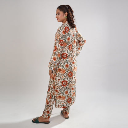 Printed Arabic Lawn 2piece