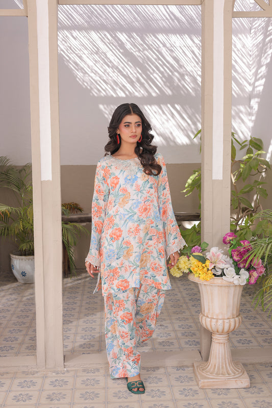 Stitched / Viscose Linen