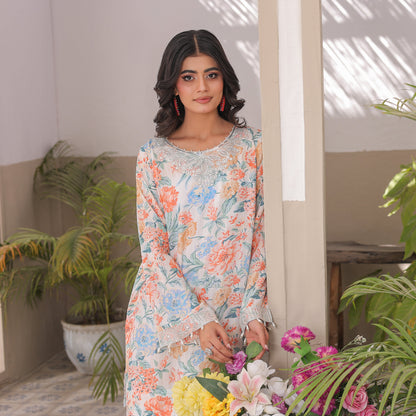 Stitched / Viscose Linen