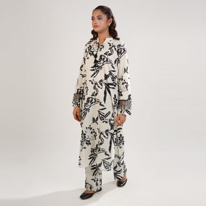 Printed Arabic Lawn 2piece
