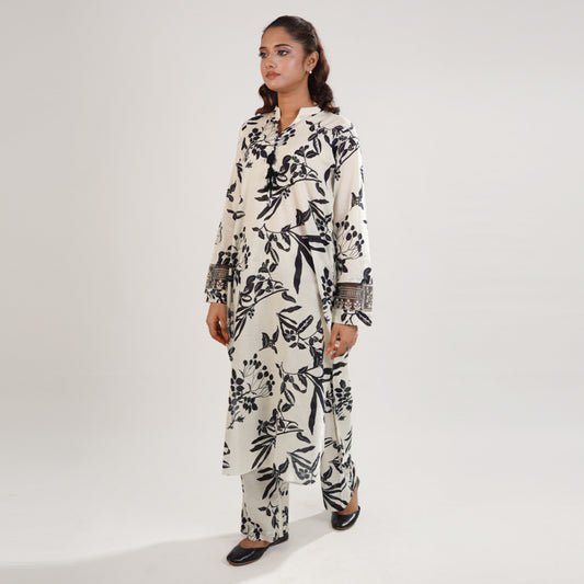 Printed Arabic Lawn 2piece