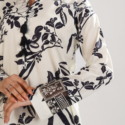 Printed Arabic Lawn 2piece